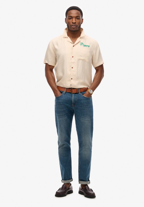 Superdry & Co SHORT SLEEVE - Shirt - oatmeal