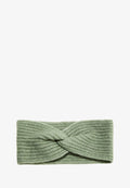 s.Oliver MIT KNOTENDETAIL - Ear warmers - salbeigrün