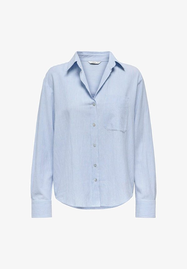 ONLY ONLALINA - Button-down blouse - cashmere blue