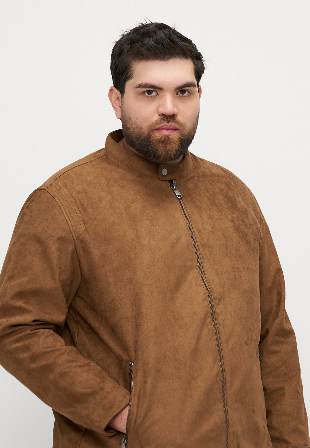 Jack & Jones Leather look biker Plus Size Leather look biker