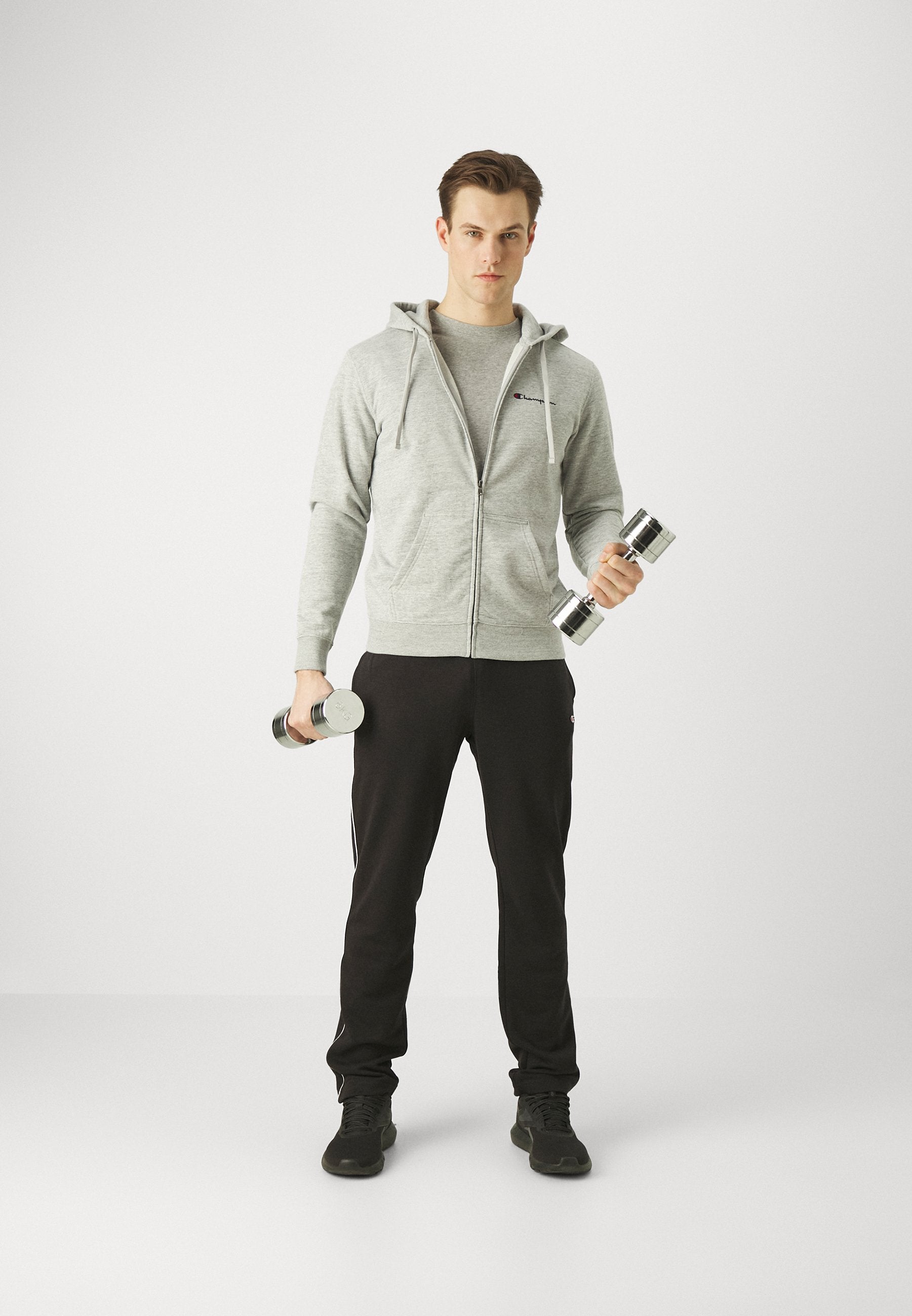 Champion ICONS HOODED FULL ZIP SMALL LOGO