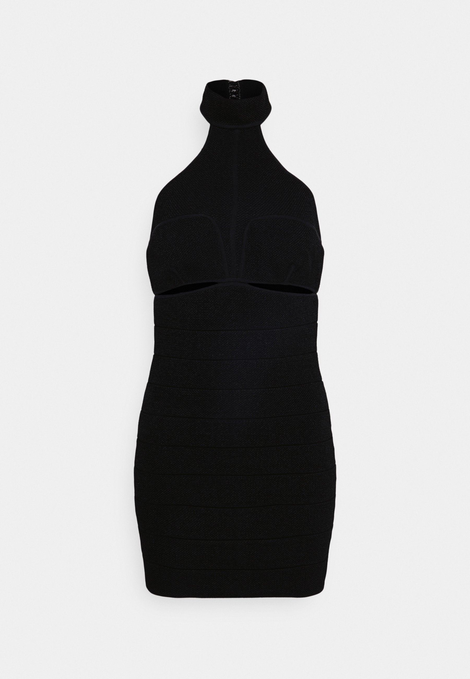 Hervé Léger TEXTURED MINI DRESS