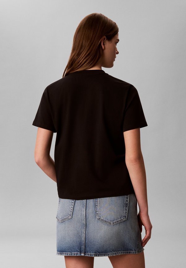 Calvin Klein Jeans CLASSIC SCRIPT TWO TONE TEE