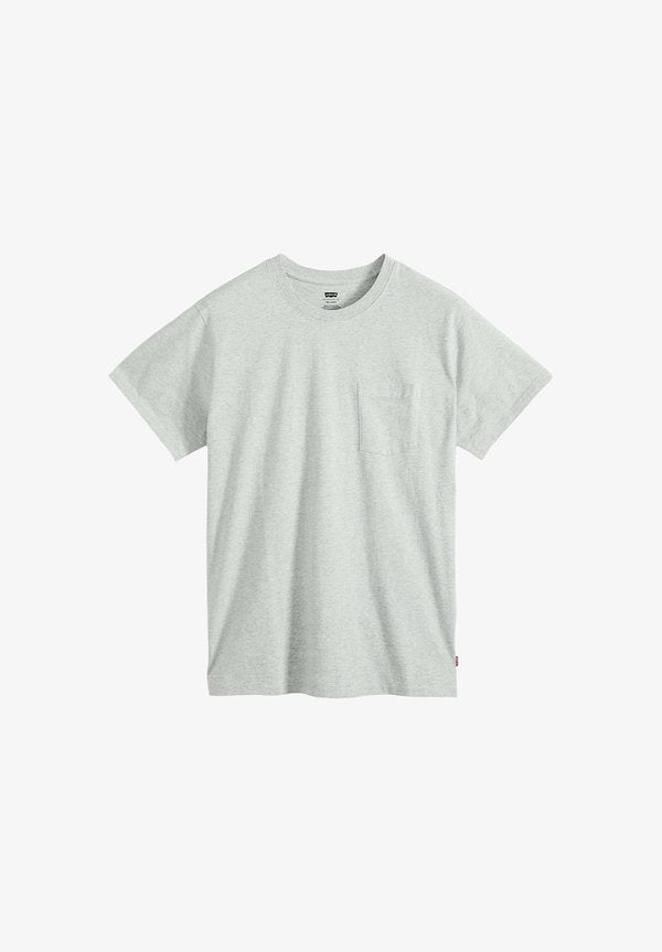 Levi's® RELAXED POCKET TEE - Basic T-shirt - garment dye fa- neutrals