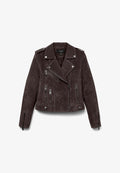 Vero Moda VMROYCEALICE - Leather jacket - chocolate torte