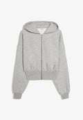 Bershka ZIP-UP WITH WAISTBAND - HOODIE - Zip-up sweatshirt - dark grey