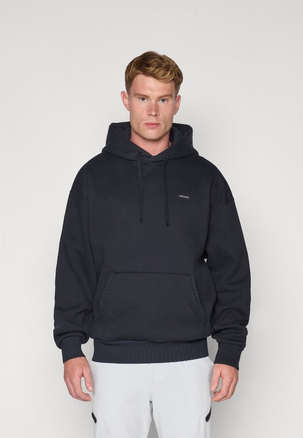 Under Armour ICON HEAVY - Hoodie - black/white
