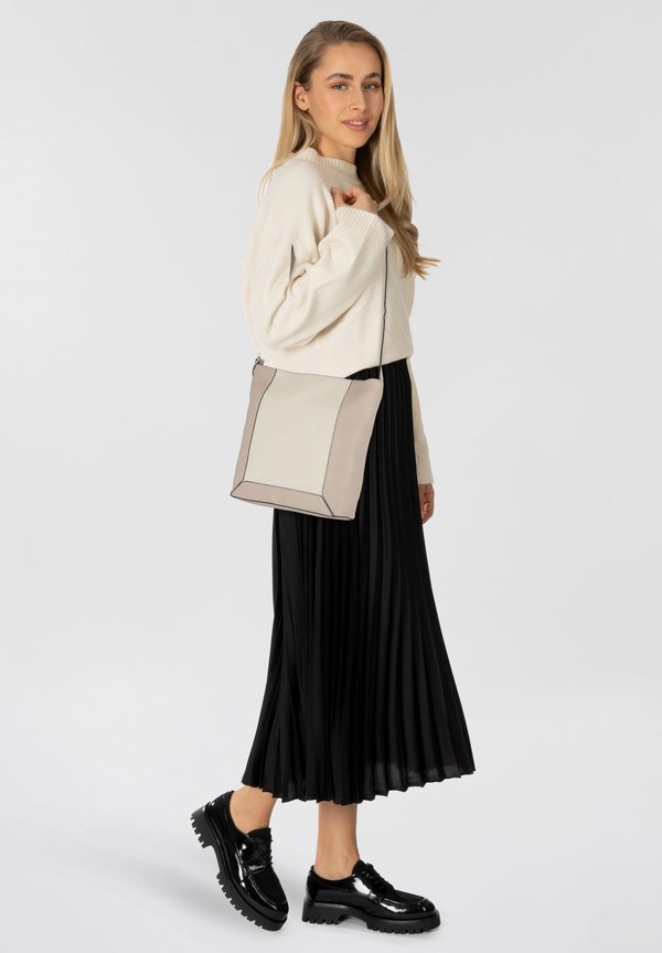 TOM TAILOR NARA - Cross body bag - mixed taupe