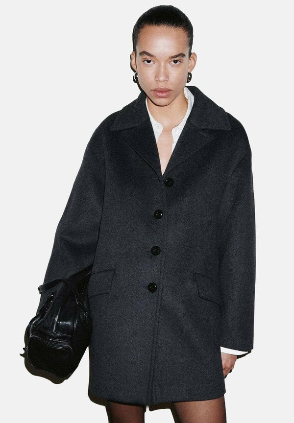 Mango Short coat - grey