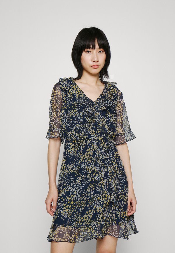 Vero Moda VMDORA KAYA SHORT DRESS  - Day dress - dunkelblau