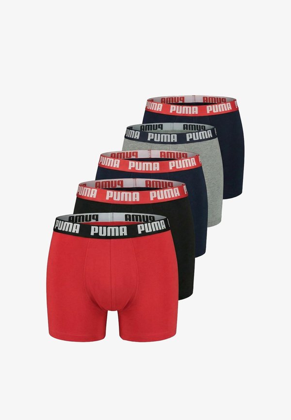 Puma 5ER PACK - Boxer briefs - blau   rot   schwarz