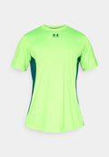 Under Armour CHALLENGER PRO SHORT SLEEVE - Print T-shirt - hyper green/arden green