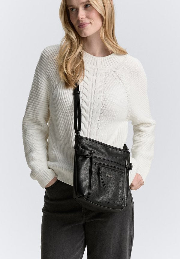 TOM TAILOR JUNA CROSSBAG - Cross body bag - black