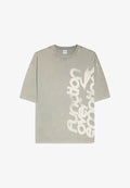 Bershka BOXY FIT WASHED - T-SHIRT - Print T-shirt - grey