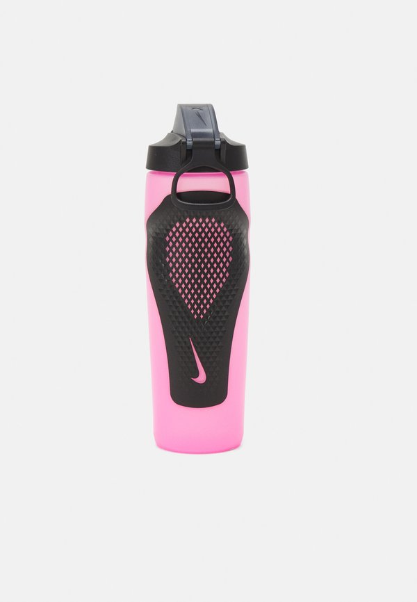 Nike Performance REFUEL BOTTLE LOCKING LID UNISEX - Drink bottle - pink spell/black/silver iridescent
