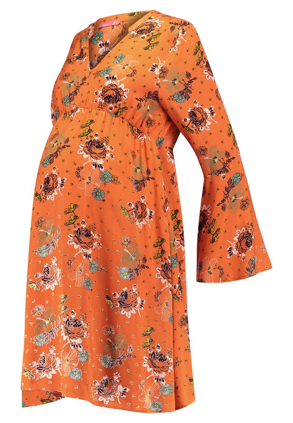 ohma! PRINTED BOHO NURSING DRESS