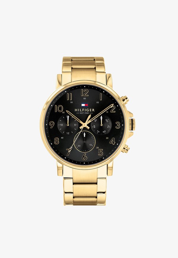 Tommy Hilfiger KING - Chronograph watch - gold coloured black