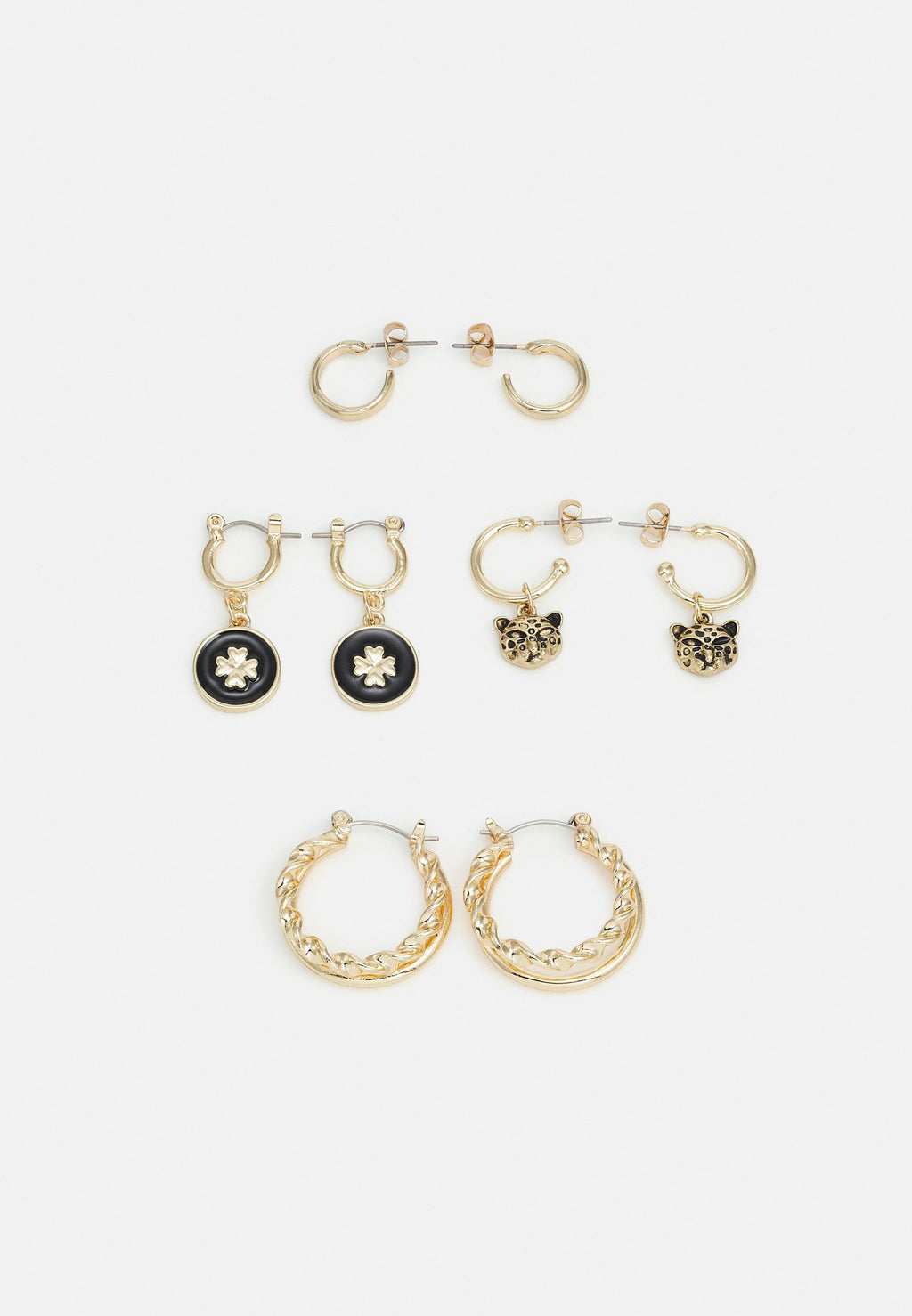 Pieces PCREGITTA EARRINGS 4 PACK