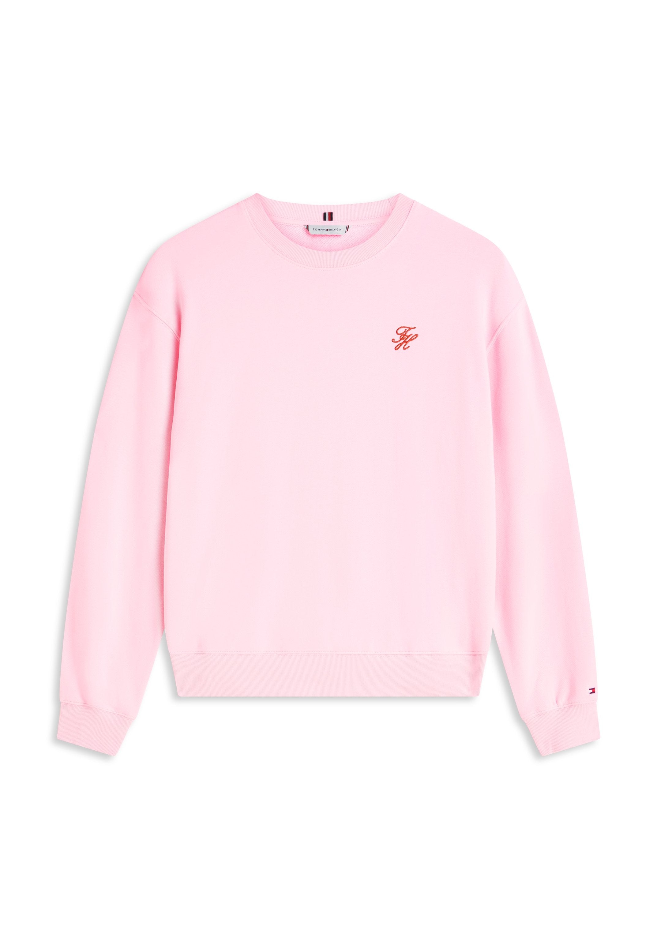 LOGO EMBROIDERY CREW NECK SWEATSHIRT Media 1