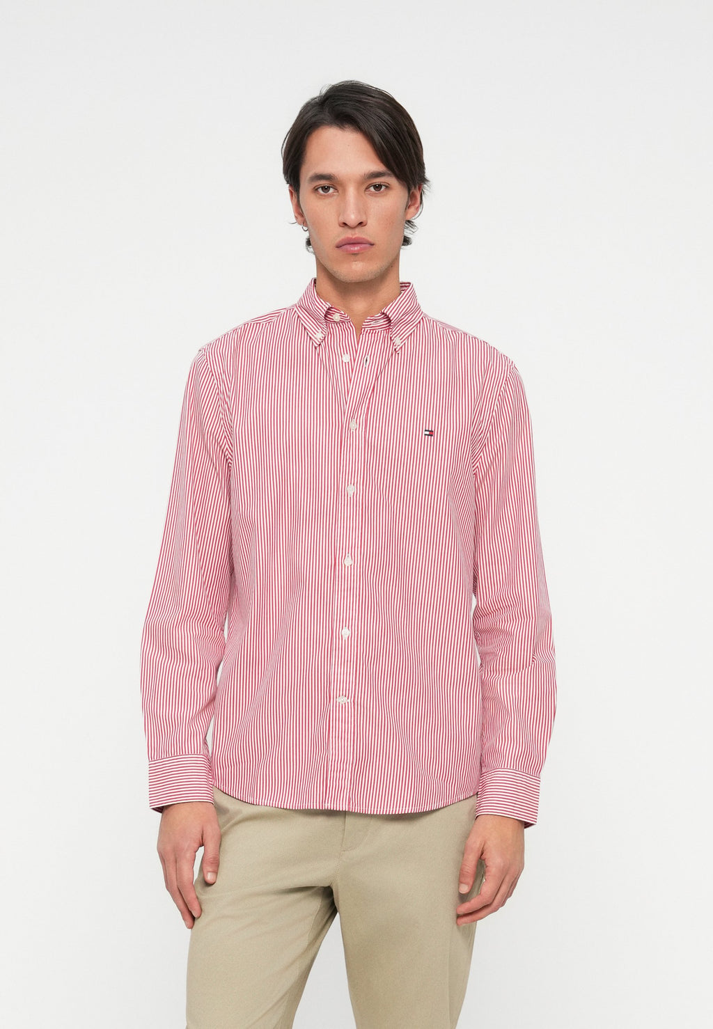 TH FLEX REGULAR FIT STRIPE SHIRT Media 3