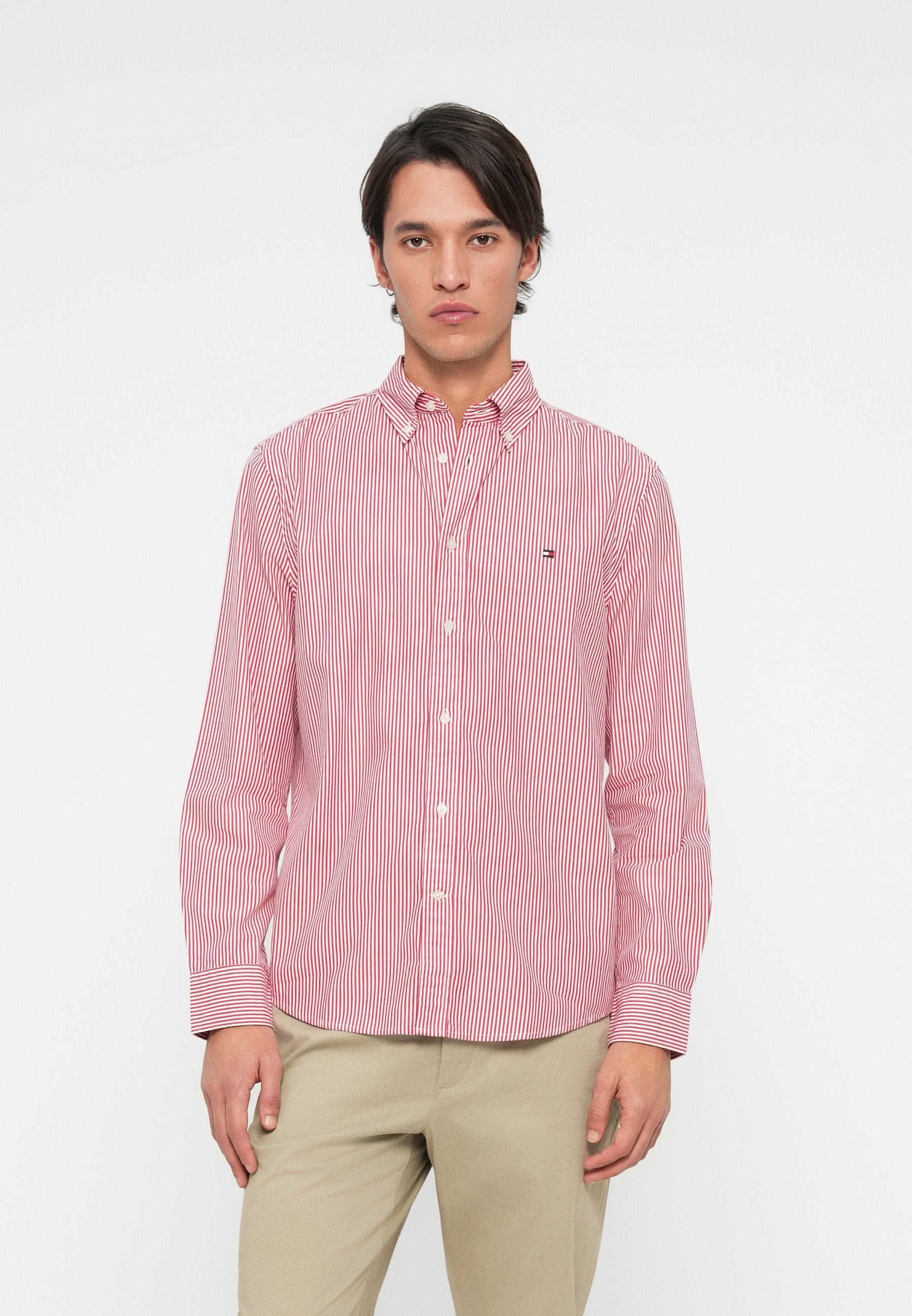 TH FLEX REGULAR FIT STRIPE SHIRT Media 3