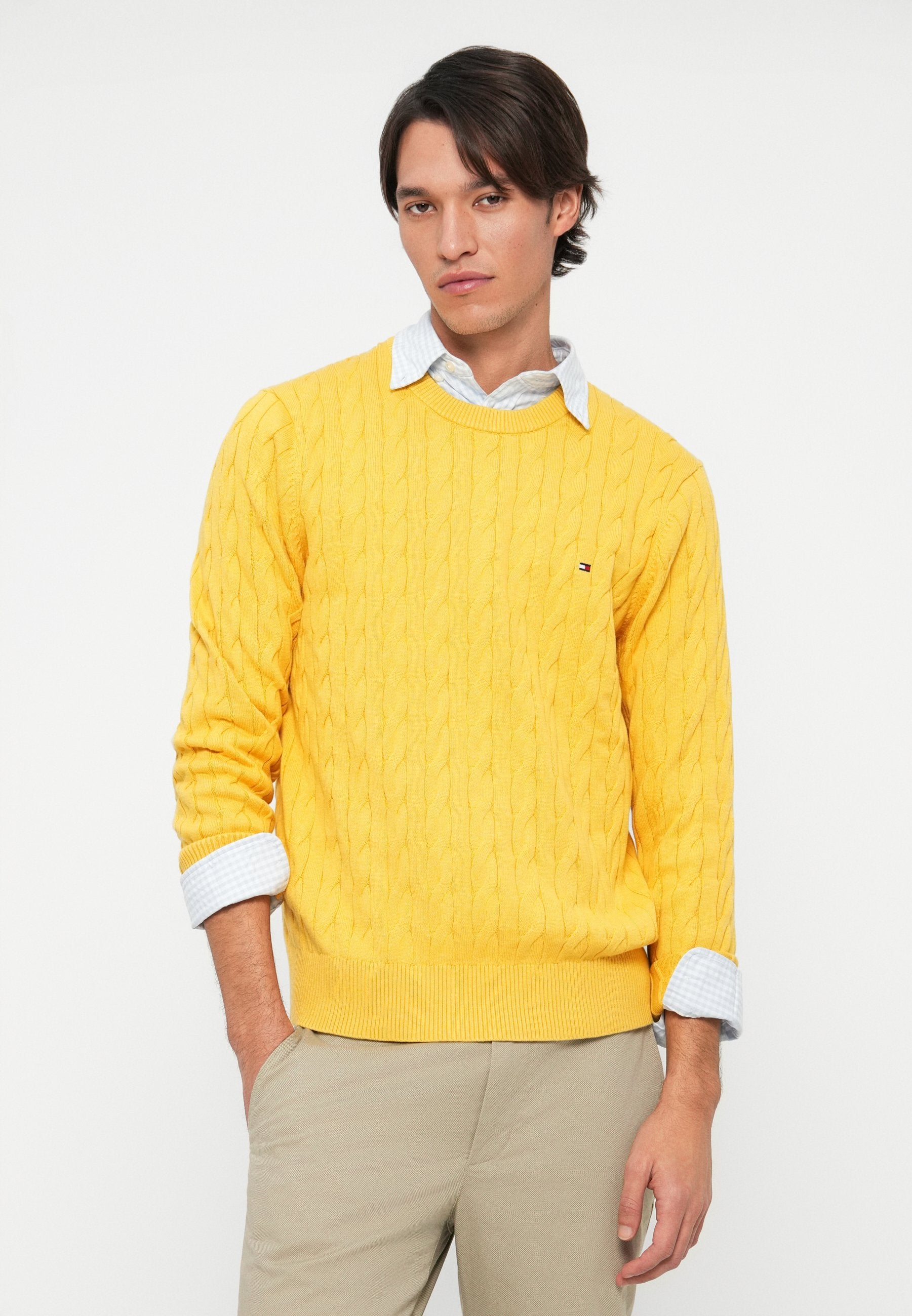 CLASSIC CABLE CREW NECK  ELEVATED ESSENTIALS Media 5