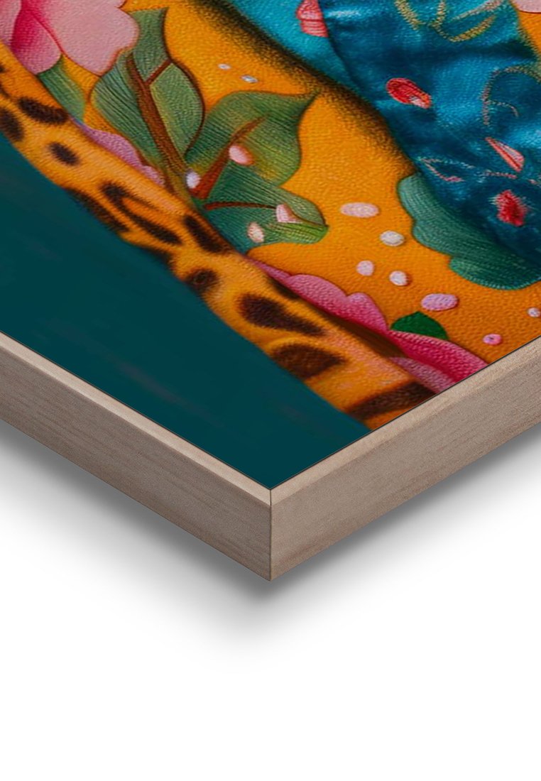 Orange Wallz FLORAL FASHION LEOPARD