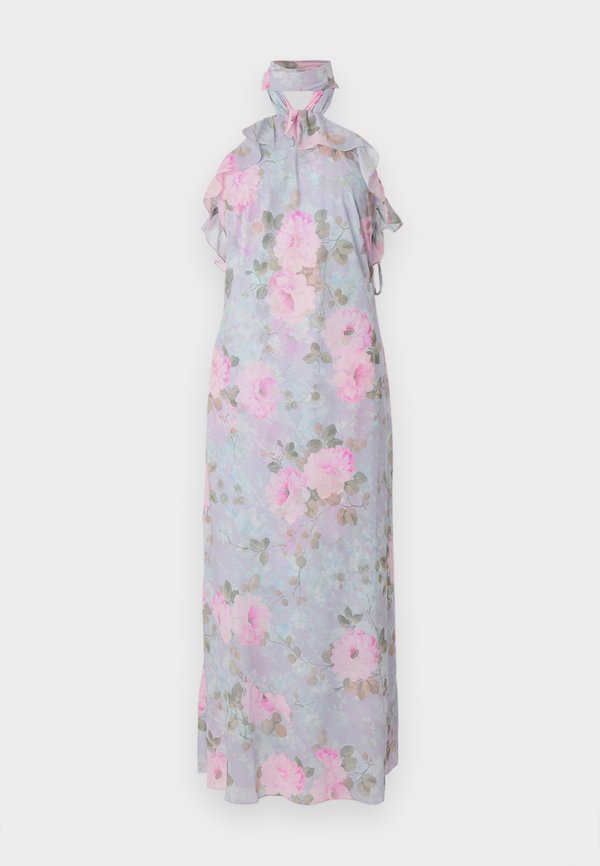 Needle & Thread CAMILLES GARDEN HALTER NECK ANKLE GOWN