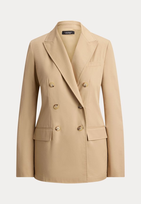 Lauren Ralph Lauren DOUBLE-BREASTED COTTON TWILL BLAZER