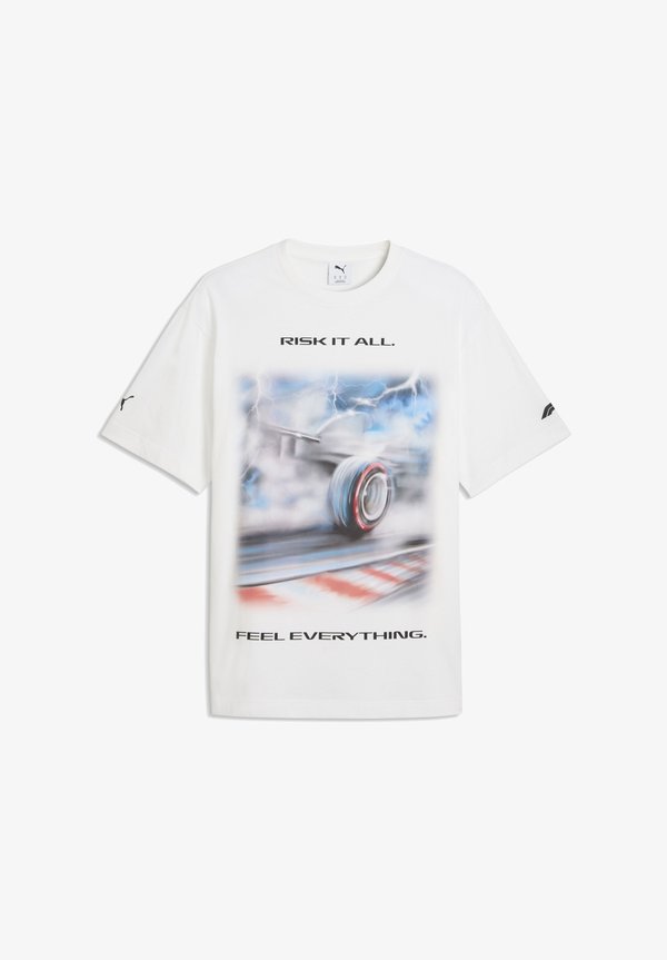 Puma F1® TYRE RELAXED - Print T-shirt - white