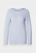 LONG SLEEVE BOAT NECK STRIPED Media 1