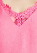 ONLY Carmakoma CARMETTA LIFE MIX LACE SINGLET WVN