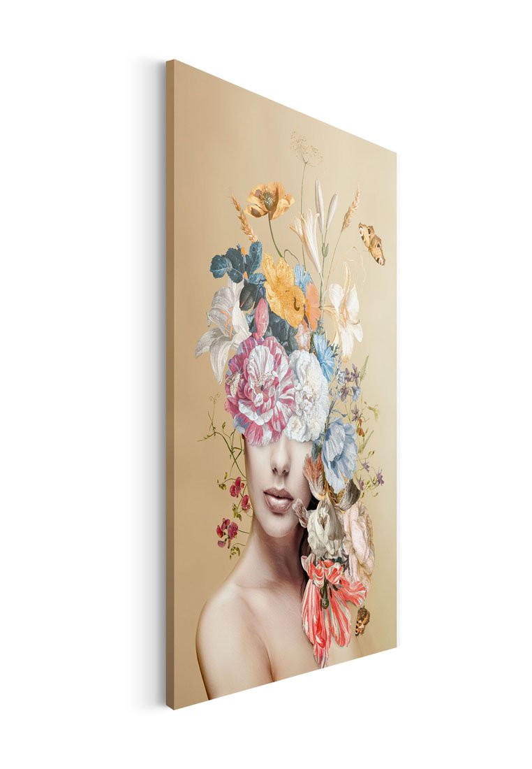 Orange Wallz FLORAL LADY
