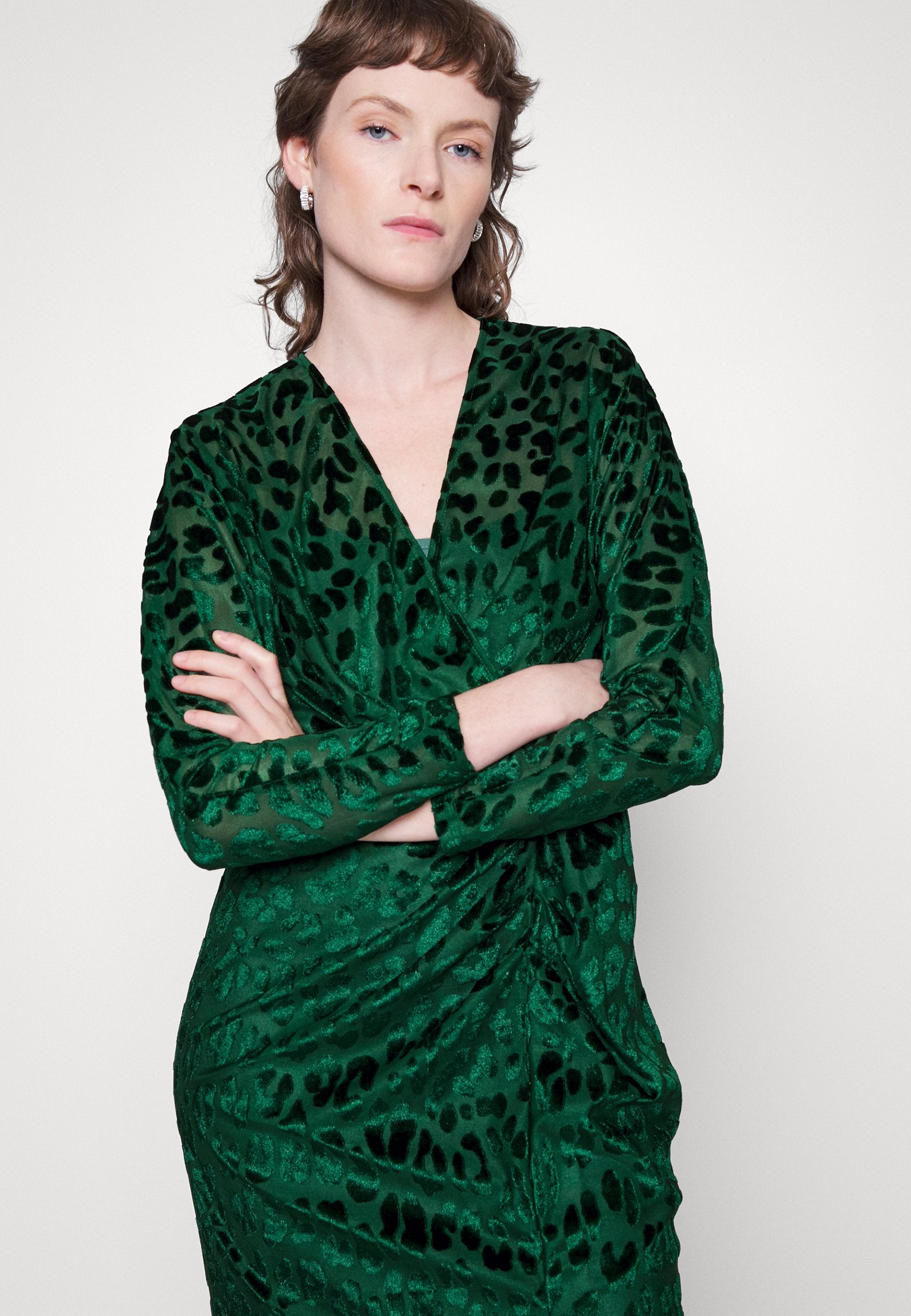Closet CLOSET LONDON KIMONO MIDI DRESS