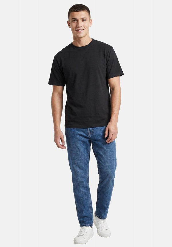 Jack & Jones JACK & JONES 5PACK - Basic T-shirt - schwarz weiß