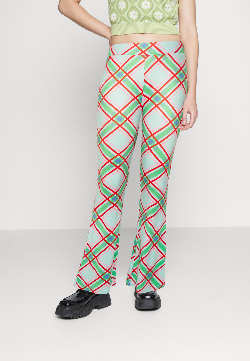 Neon & Nylon AUDREY FLARED PANTS