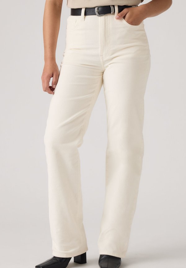 Levi's® RIBCAGE FULL LENGTH ND ZIP - Straight leg jeans - egret