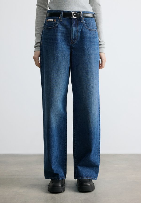 Calvin Klein Jeans THE WIDE LEG - Wide Leg - indigo julius