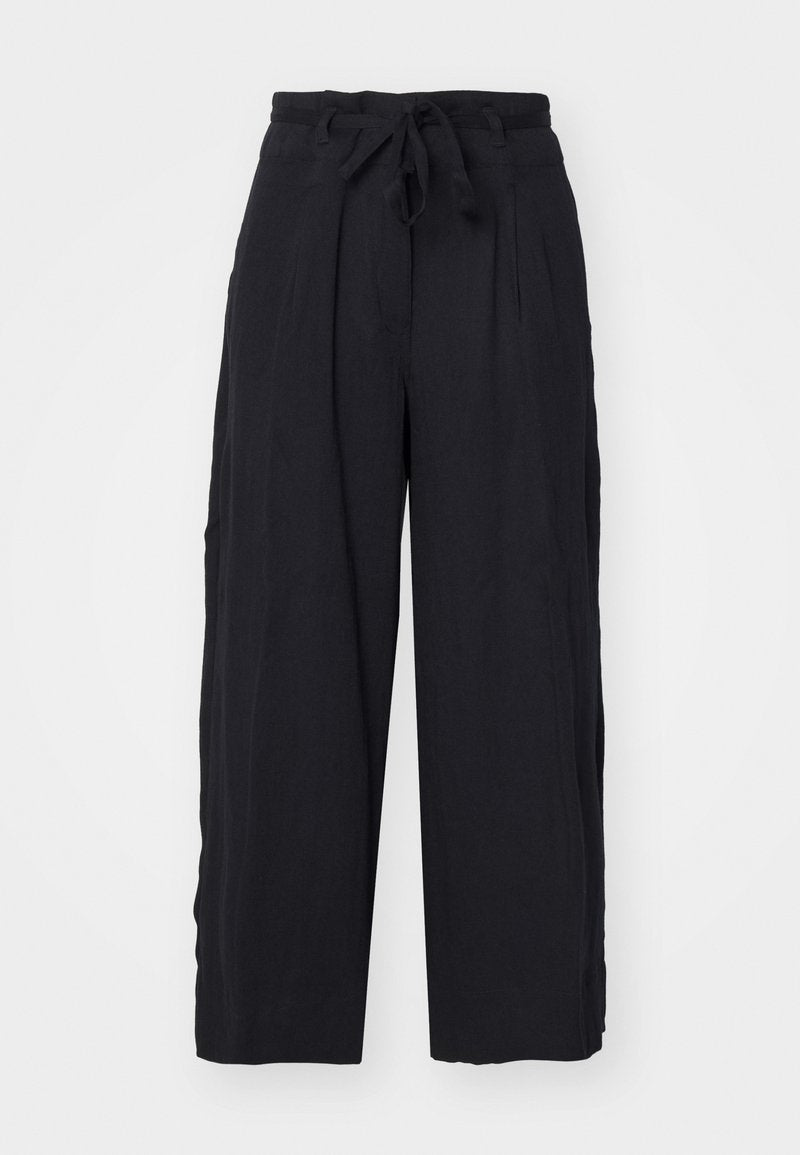 WIDE LEG PANT TIE WAIST Media 1