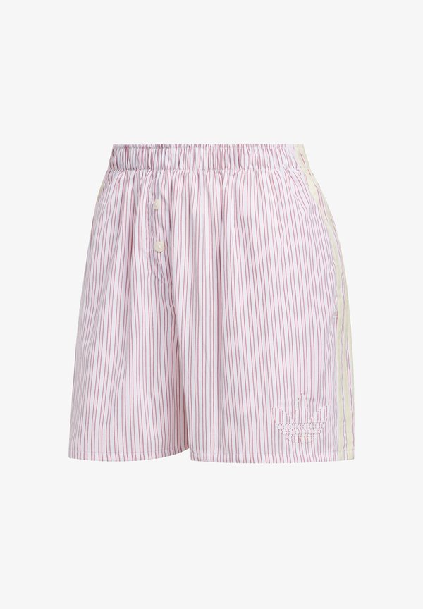 adidas Originals STRIPED BOXER SHORT - Boyshorts - white/team victory red/semi pink glow