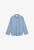 Vero Moda DENIM SHIRT VMPAULA DENIM SHIRT - Denim jacket - light blue denim
