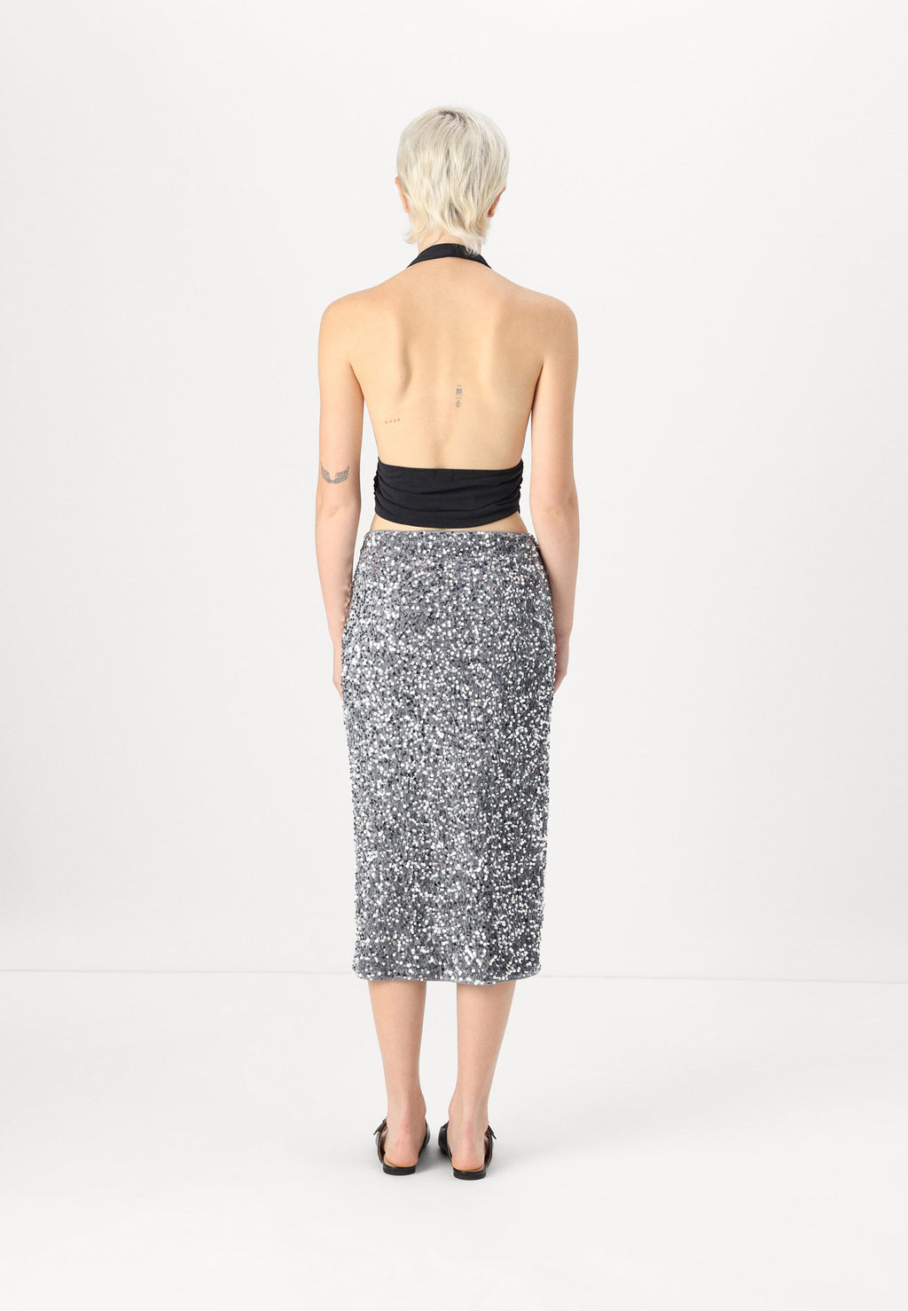 Noisy May NMMIA MIDI SEQUIN SKIRT