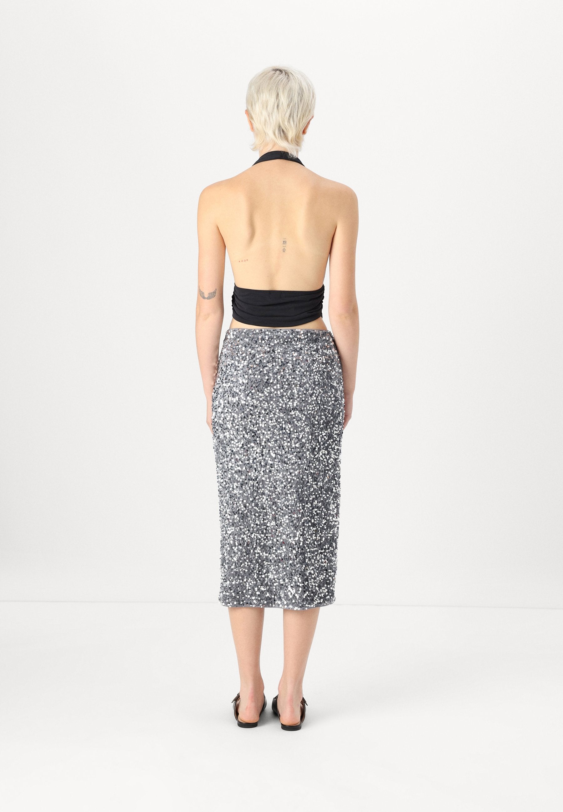Noisy May NMMIA MIDI SEQUIN SKIRT