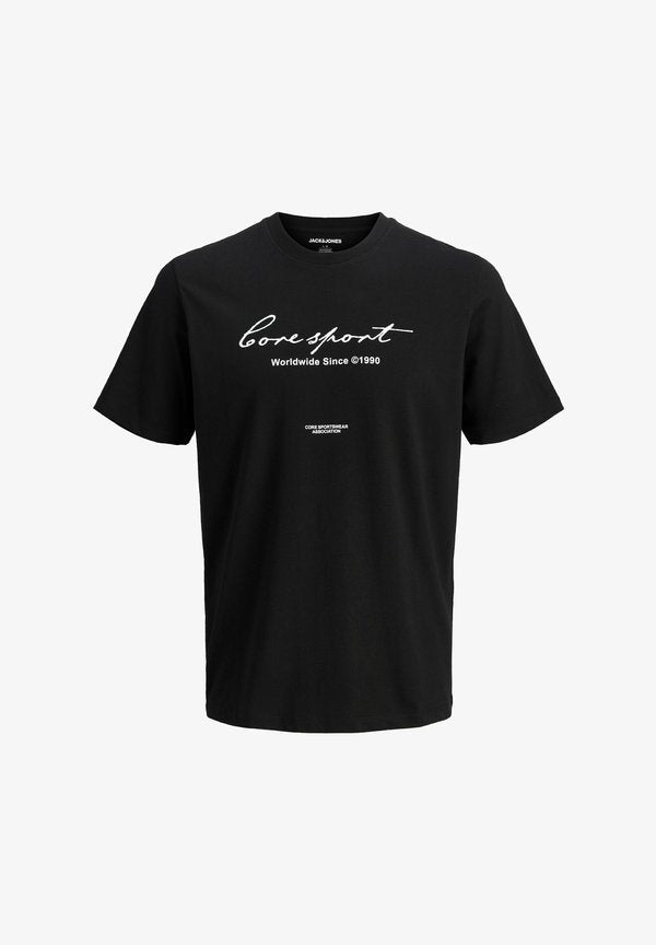 Jack & Jones T- - Print T-shirt - black