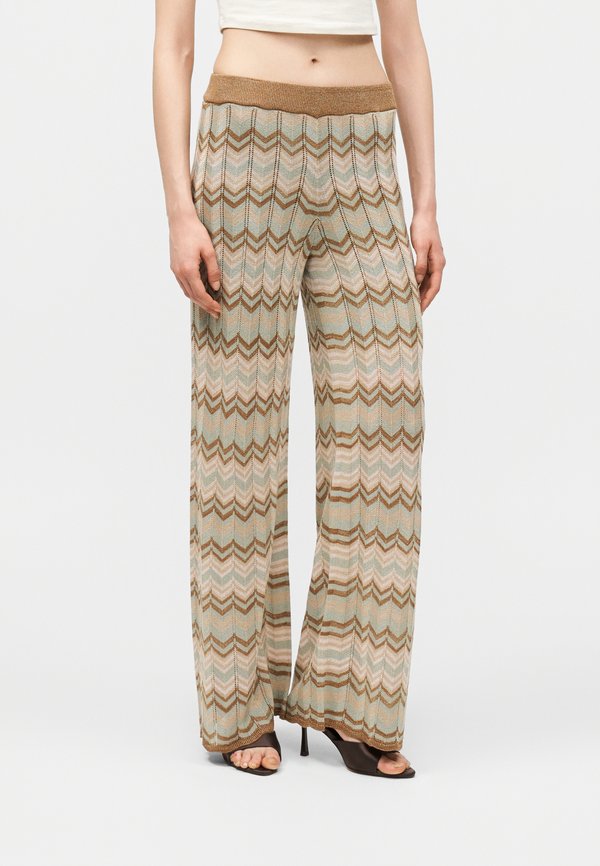 ONLY ONLASTER - Trousers - light brown