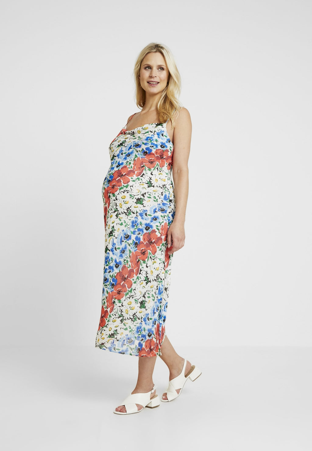 Topshop Maternity GLITCH FLORAL DRESS