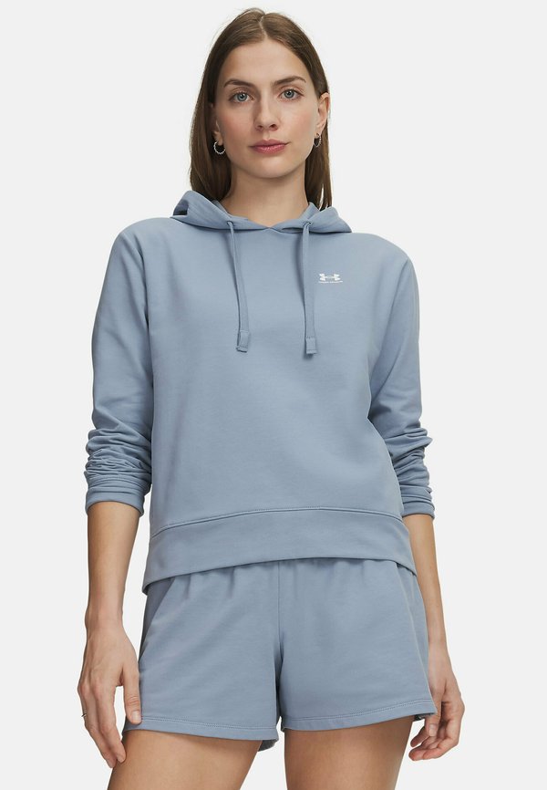Under Armour SPORT TERRY - Hoodie - blue wind