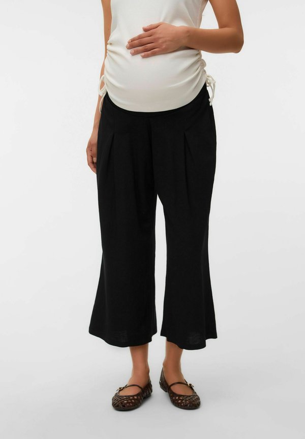 Vero Moda VMMJASMINE WIDE CULOTTE PANTS - Trousers - black