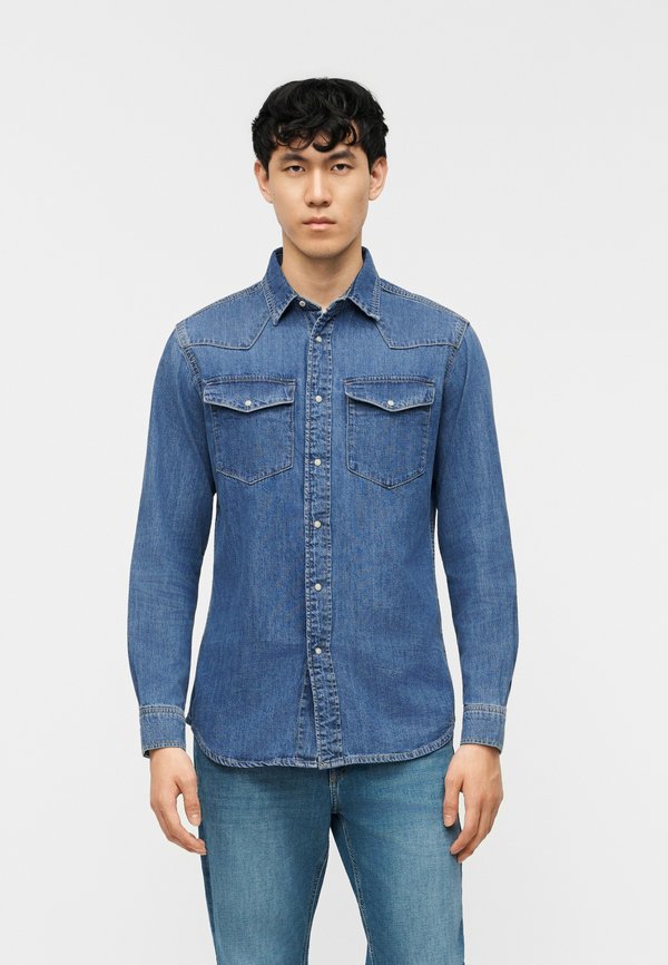 Jack & Jones JJEWESTERN JJSHIRT - Shirt - blue denim