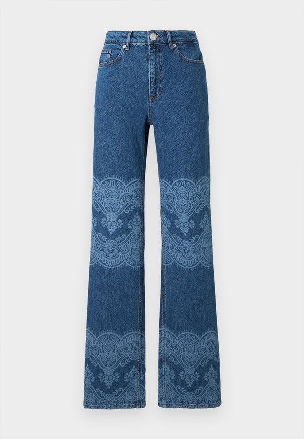 Vero Moda VMTESSA - Straight leg jeans - medium blue denim